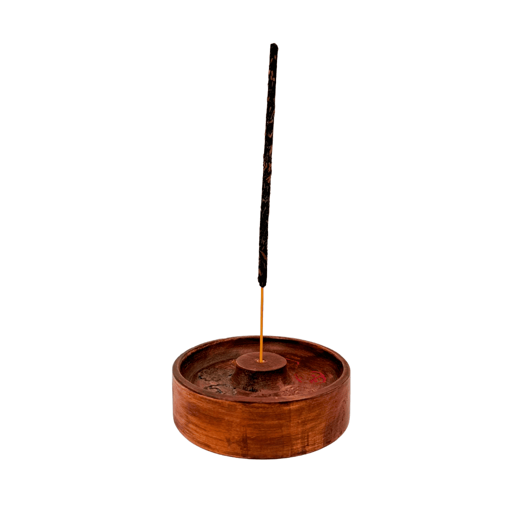 7 Chakra Wooden Incense Holder